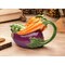 Ceramic Eggplant and Carrots Teapot,ceramic tea Kettle for Tea for tea lovers